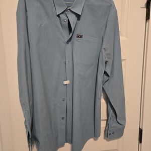 Mens Kimes Ranch Blue Long Sleeve Shirt